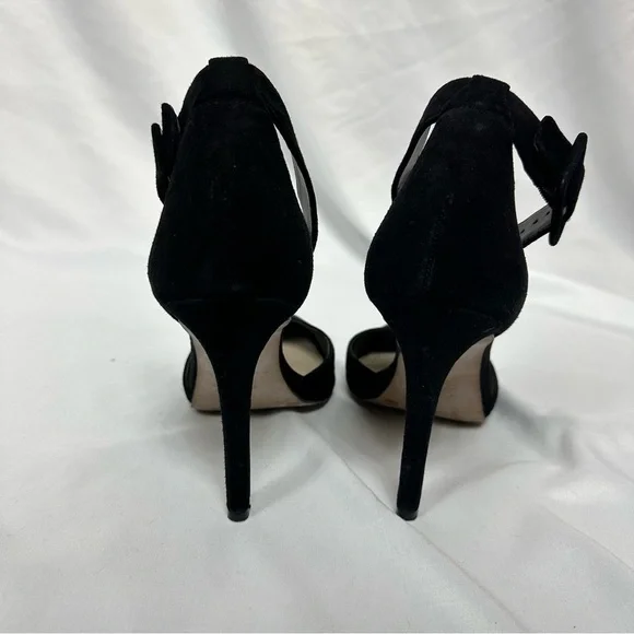 JESSICA Simpson Suede Heels I Black I Size 8.5M - Picture 3 of 6